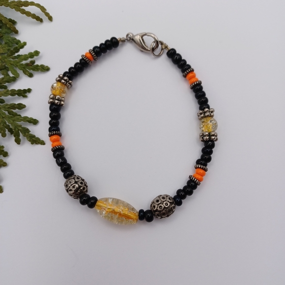 ✨️Handcrafted Glass Bead Bracelet - Picture 3 of 6